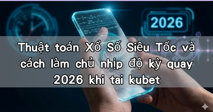 Thuật toán Xổ Số Siêu Tốc và cách làm chủ nhịp độ kỳ quay 2026 khi tai kubet