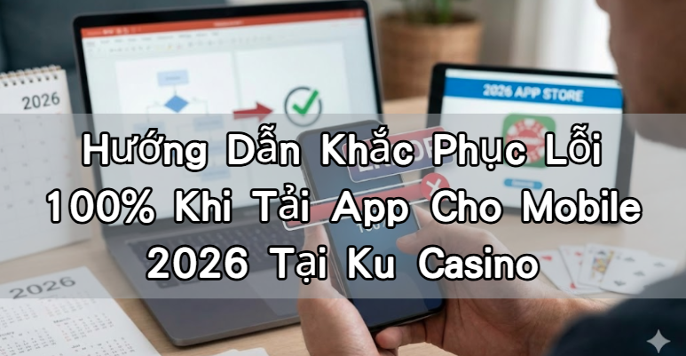 Hướng Dẫn Khắc Phục Lỗi 100% Khi Tải App Cho Mobile 2026 Tại Ku Casino